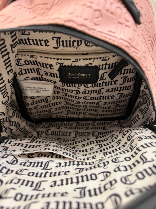 JUICY COUTURE SMALL PINK BACKPACK main image 16